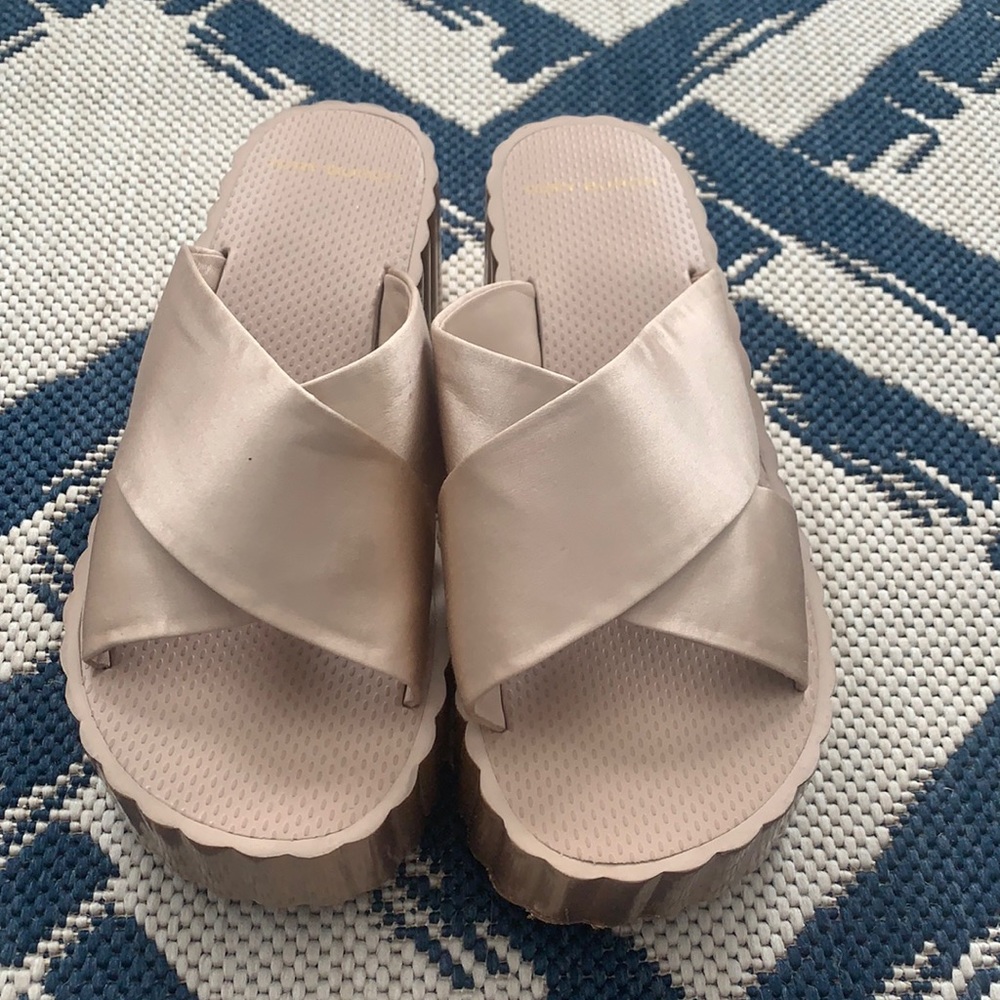 Tory Burch satin wedge